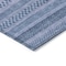 Homeroots 3' X 5' Denim Blue And Sky Blue Striped Washable Indoor Outdoor Area Rug 615344 - alternate 3