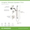 Symmons Origins Two Handle Shower Trim Kit with Hand Shower - 1.5 GPM (Valves Not Included) 9605-PLR-1.5-TRM-STN - alternate 3