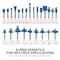 Hiltex Tungsten Carbide Router Bit Set, Woodworking Tools and Accessories, 1/4'' Shank, 24-Piece Set 10108 - alternate 3