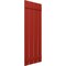 Ekena Millwork True Fit PVC Four Board Spaced Board-n-Batten Shutters, Fire Red , 23W x 35H, PR TFP101SBF23X035BR - alternate 7