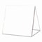 Blanks/Usa Table Tent, 80 lb Cover Weight, 12 x 18, White, PK100, 100PK TTL01FLWH - alternate 3