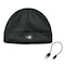Ergodyne Black Winter Skull Cap with LED Rechargeable Light 6801 - alternate 1