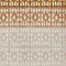 Homeroots 3' X 5' Orange Beige And Ivory Geometric Washable Indoor Outdoor Area Rug 613861 - alternate 3