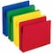 Zoro Select Pocket Folder, 3.5", Assorted, PK4 73500 - alternate 1