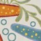 Homeroots 4' Blue Yellow And Orange Round Starfish Indoor Outdoor Area Rug 546826 - alternate 7