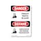 Signmission Safety Sign, OSHA Danger, 10" Height, Forklift Traffic Be Alert Bilingual, D-VG-1265 OS-DS-D-710-VG-1265 - alternate 1
