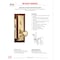 Trans Atlantic Co. ML900 Series Heavy-Duty Mortise Lock with Knob Escutcheon, Grade 1 in Satin Brass DL-ML914-US3 - alternate 3
