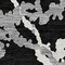 Homeroots 8' Black And Gray Round Abstract Washable Indoor Outdoor Area Rug 614127 - alternate 5