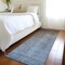 Homeroots 8' Blue And Green Ombre Washable Indoor Outdoor Runner Rug 563692 - alternate 2