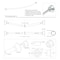 Gatco 72" Curved Shower Rod Set, Chrome 825 - alternate 4