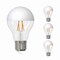 Bulbrite LED Filament, 5 Watt Dimmable A19 Light Bulb, Half White Finish, E26 Base, 2700K 400 Lumens, 4PK 862065 - alternate 1
