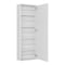 Homeroots White Ten Pair Wall Mounted WoodShoe Rack 478443 - alternate 3