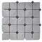 Apollo Tile White 12 in x 12 in Ceramic Glossy Wall Mosaic Tile 5 sqft/case, 5PK APLCMC8804A - alternate 1
