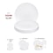 Smarty Had A Party 10.25" Solid White Organic Round Disposable Plastic Dinner Plates (120 Plates), 120PK 930W-CASE - alternate 5