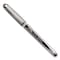 Pentel EnerGel NV Gel Pen, Stick, Medium 0.7 mm, Black Ink, Gray/Black Barrel, PK12 BL27A - alternate 3