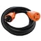 Ac Works SOOW; Cold Weather Extension Cord, 10 AWG, Indoor/Outdoor, 10/3, 1 Outlets, L6-30R, Black, Rubber L630PR-010 - alternate 1
