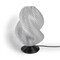 Jonathan Y Gema 13.5" Mid-Century Coastal Plant-Based PLA 3D Printed Dimmable LED Table Lamp, Light Smoke/Black USA1009D - alternate 5