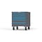 Strong Hold 7 drawer cabinet - (5x 2in, 2x 4in) - Blue accents - Keyed Different S3036-PCDAS-0701FS - alternate 3