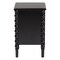 Baxton Studio Malinda Classic Black Wood 2-Drawer End Table with Spindle Legs 253-14065-ZORO - alternate 4
