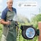 Wrightmaster Retractable 1/2 in. Dia x 100 ft. Wall Mount Garden Air Hose Reel w/ Shaft, 180 Deg Swivel Bracket ZOR-C2-30M12 - alternate 3