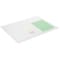 Durable Office Products Contoured Edge Desk Mat, 19.69'' x 25.59'', Transparent 712319 - alternate 2
