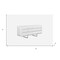 Homeroots 72 X 21 X 31 White Double Dresser Extension 370695 - alternate 4