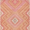 Homeroots 5' X 8' Coral Pink And Ivory Tribal Washable Indoor Outdoor Area Rug 598113 - alternate 5