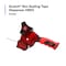 Scotch Handheld Tape Dispenser, 3 in Max. Tape Width, 3 in Tape Core Dia., Pistol, Metal, Plastic, Red HR83 - alternate 4