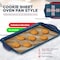 Bakkenamster BAKKEN Kitchen Baking Pan Set, Oven Safe Tray, Up To 450 Deg F, 8PK BKBSBLUE88 - alternate 3