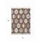 Homeroots 5' X 8' Brown Ivory And Taupe Southwestern Washable Indoor Outdoor Area Rug 615123 - alternate 3