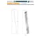 Reso Radiata pine, White, 85 in L, 0.68 in H, 3.25 in W, Primed RMC-445-85-3 - alternate 2