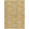 Homeroots 5' X 8' Gold And Ivory Geometric Washable Indoor Outdoor Area Rug 612870 - alternate 6