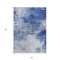 Homeroots 8' X 10' Denim Blue And Sky Blue Abstract Washable Indoor Outdoor Area Rug 577706 - alternate 5