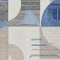 Homeroots 8' X 10' Blue Gray And Ivory Geometric Washable Indoor Outdoor Area Rug 617977 - alternate 6