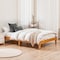 Simple Deluxe CJ-WH01-T, Twin Size Wood Bed Frame, 12 Inch Wooden Platform Bed with Support Slats, Natural Pine 3A88FNBFRATWIN12WOOD - alternate 2