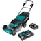 Makita 36V (18V X2) LXT BL 21" Self-Propelled Mower Kit, 4 Batteries (5.0Ah) XML08PT1 - alternate 1