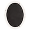 Homeroots Oval Mirror In A Glossy White Wood Frame 384179 - alternate 5