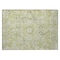 Homeroots 2' X 3' Artichoke Green Oriental Washable Non Skid Indoor Outdoor Area Rug 563736 - alternate 5