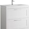 Homeroots 32" White Wood Freestanding Bathroom Vanity With White Sink And Two Drawers 627398 - alternate 4