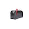 Architectural Mailboxes Mailbox Barrington Galvanized Steel Post Mount Black Powder Coated 7900-1B-R-10 - alternate 3