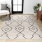 Jonathan Y Alia Moroccan Beni Souk Cream/Black 4 ft. x 6 ft. Area Rug MOH202A-4 - alternate 1