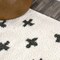 Jonathan Y Cristo Berber Geometric Shag White/Gray 4 ft. x 6 ft. Area Rug MOH403A-4 - alternate 4