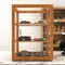 Koolmore 21 In. Artisan Wooden Bakery Display Upright Case 3.5 Cu ft, light color KM-BDW-25L - alternate 4
