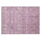 Homeroots 2' X 3' Lavender and Ivory Floral Washable Non Skid Indoor Outdoor Area Rug 564338 - alternate 3