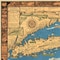 Homeroots 16" x 24" Vintage 1933 Map of Long Island Wall Art 391989 - alternate 3