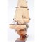 Homeroots 30" Wood Brown Solid Wood Hand Painted HMS Bounty 1787 Model Boat 401953 - alternate 3