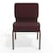 Flash Furniture Plum Fabric Church Chair, PK4 4-FD-CH0221-4-GV-005-BAS-GG - alternate 3
