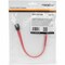 Rocstor PREMIUM 12IN 1FT LATCHING SATA TO RIGHT ANGLE SATA SERIAL ATA - 7-PIN STRAIGHT Y10C857-RD - alternate 3