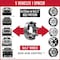Coyote Wheel Accessories WHEEL ADAPTERS 6 x 1397 Millimeter 6 x 550 Inch 6 x 135 Millimeter 6 x 531 Inch Axle Bolt Circ 6550/135-6550-CF - alternate 4