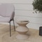 Leisuremod Aura Modern Side Table - Double Hourglass Design, ABS Plastic, Indoor/Outdoor Use AST15IV - alternate 6